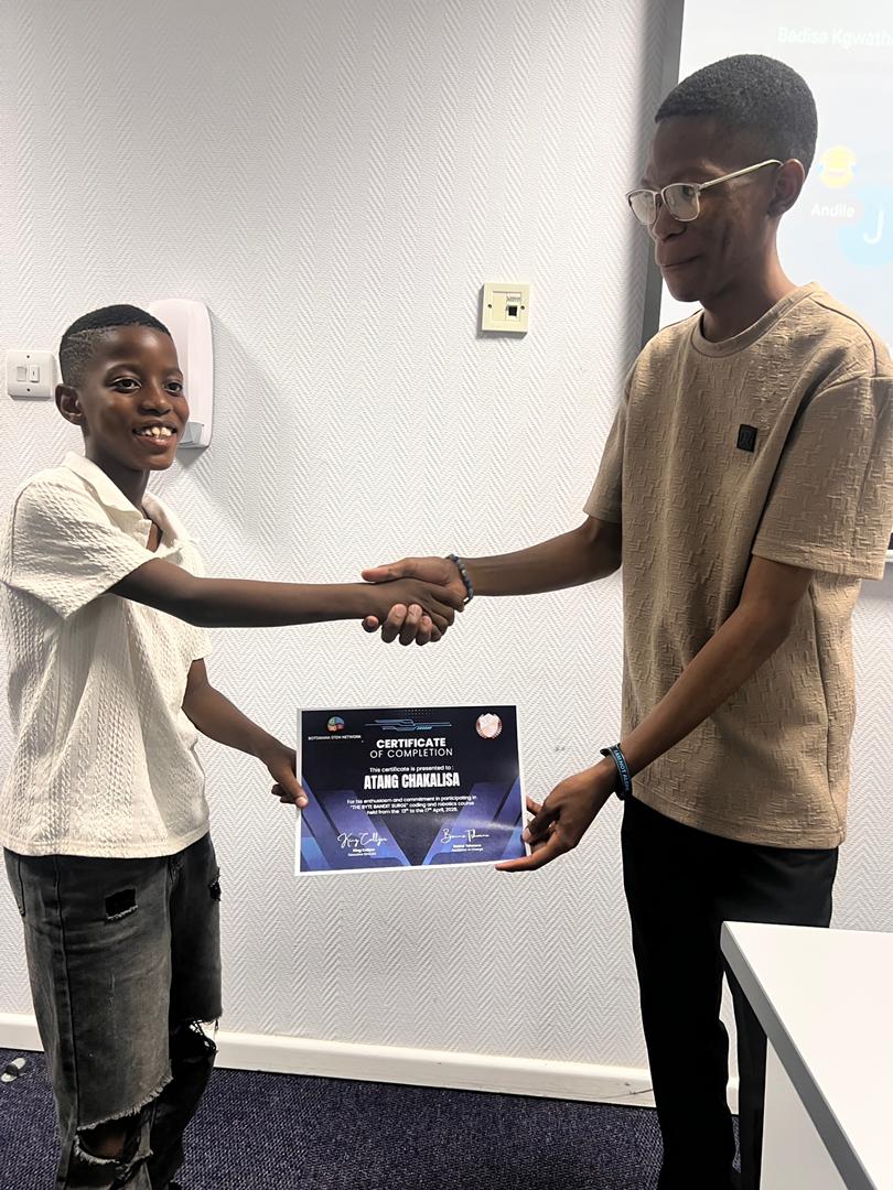 STEM students working together